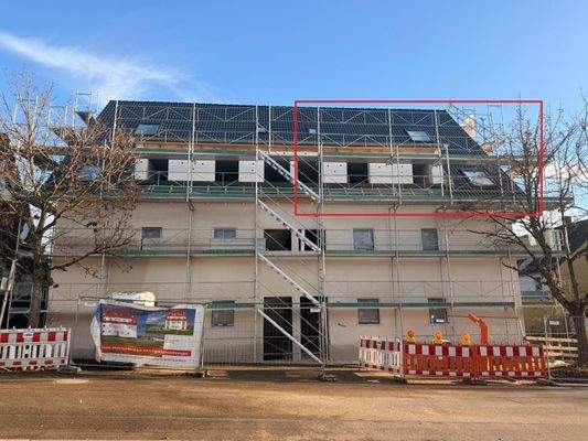 Außenansicht Maisonette Wohnung