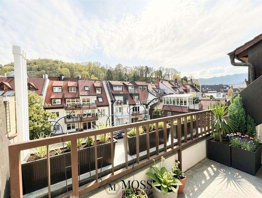 Schlossbergblick vom Balkon