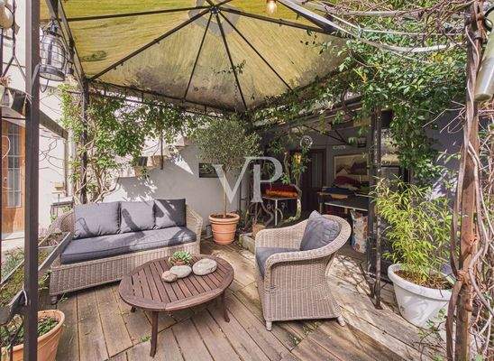 area esterna cortile rendering 