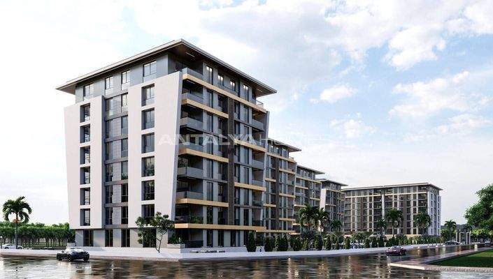 Brand New Apartments in a Complex with Pool in Antalya