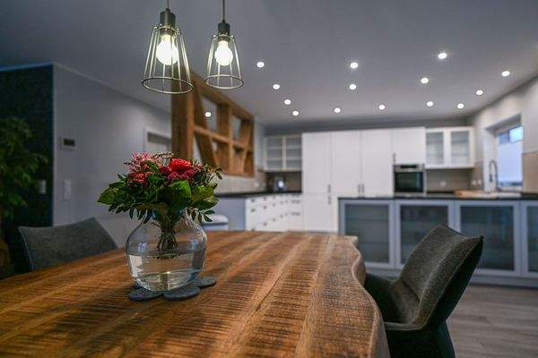 Blick aus dem Esszimmer