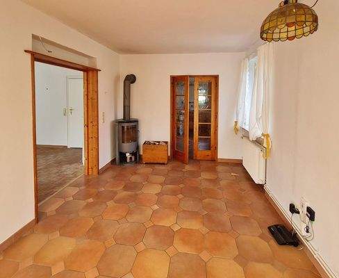 Esszimmer mit Blick zur Küche