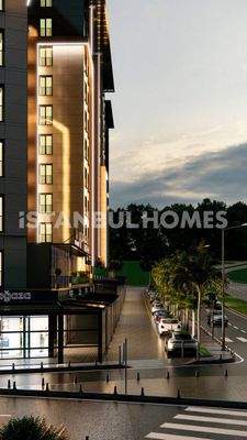 City and Nature View Apartments Near the Mall in Eyupsultan