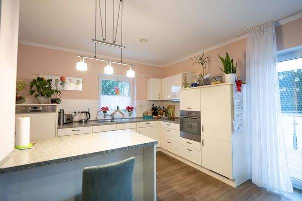 Offene Küche zum Wohnzimmer 