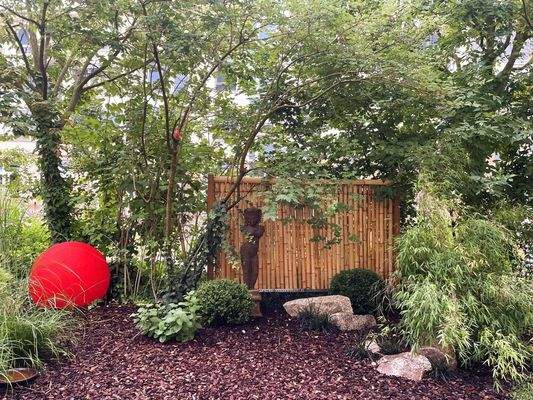 hintere Terrasse /Garten