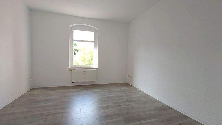 Blick ins Schlafzimmer