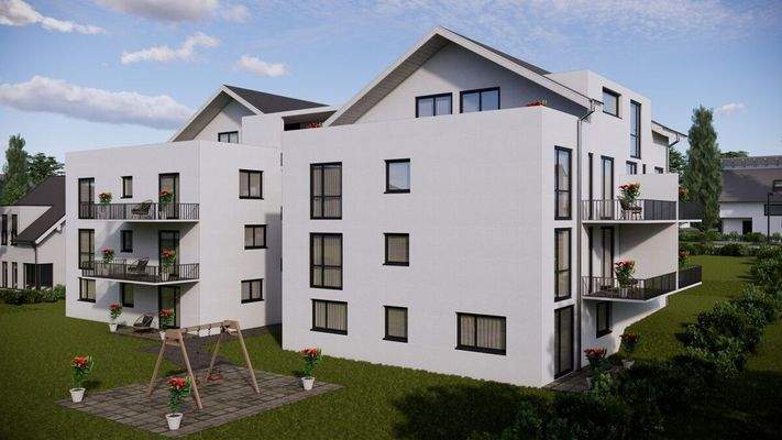 Visualisierung Außensicht Rückseite