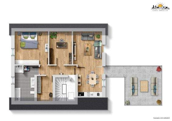 Grundriss-Skizze / Wohnbeispiel