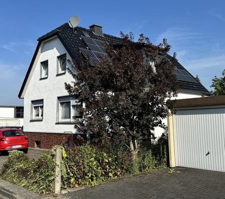 SW-Ansicht mit PV Anlage