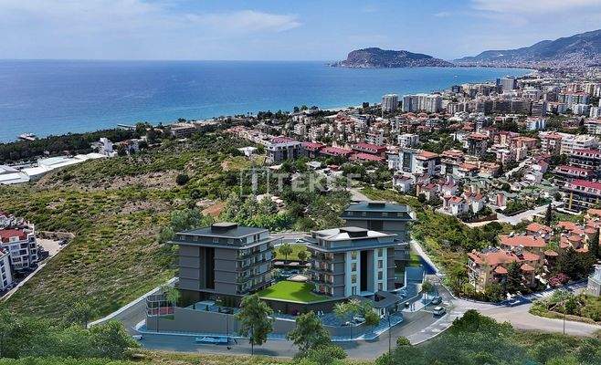 Elegant Apartments 500 M from the Sea in Alanya