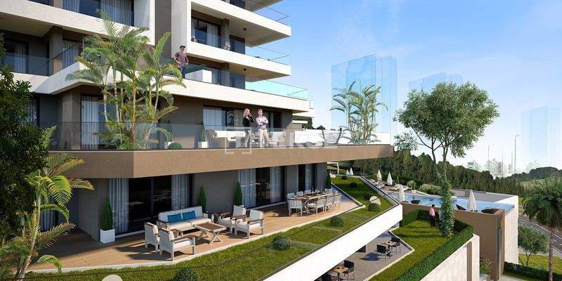 Sea-View Apartments in a Complex with Pools in İzmir Turkey