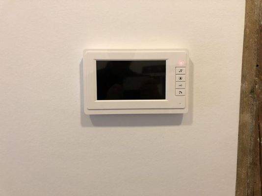 Ansicht von der Videotürsprechanlage im 1.OG