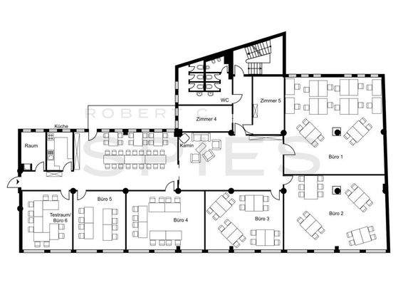 AUFTEILUNG / 1. OG / ca. 689 m²