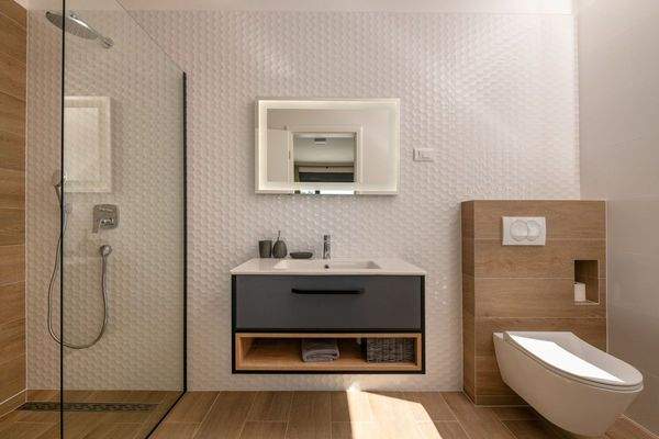 Badezimmer/WC/Waschtisch