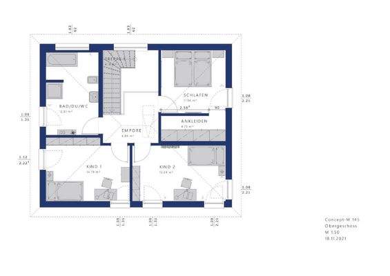 Grundriss Dachgeschoss