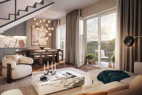 Exklusives Parkside Penthouse über 2 Etagen