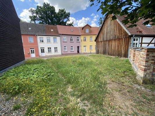 Baulücke von hinten