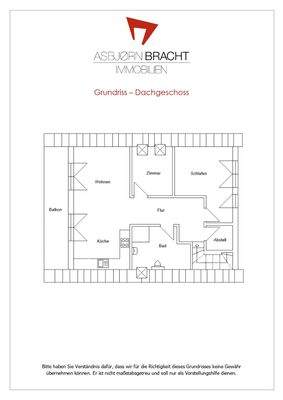 Grundriss DG ohne Gewähr - nicht maßstabsgetreu