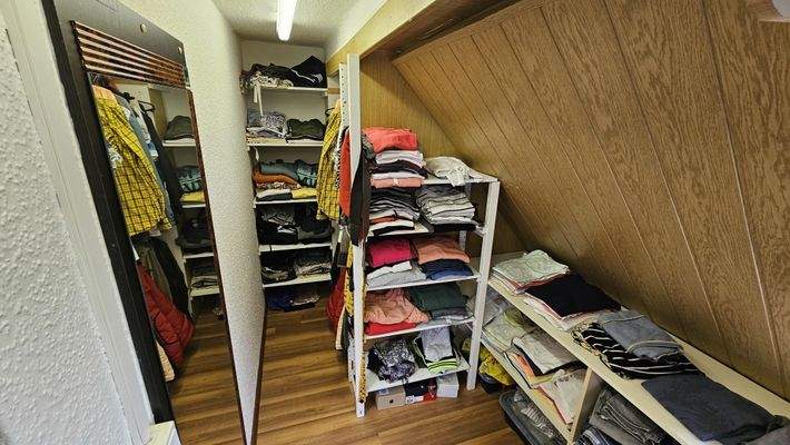 Ankleide am Schlafzimmer