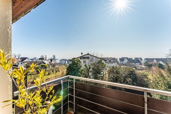 Balkon mit Aussicht