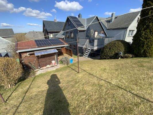 Garten mit Gartenhaus