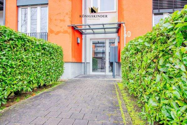 gepflegter Eingangsbereich 