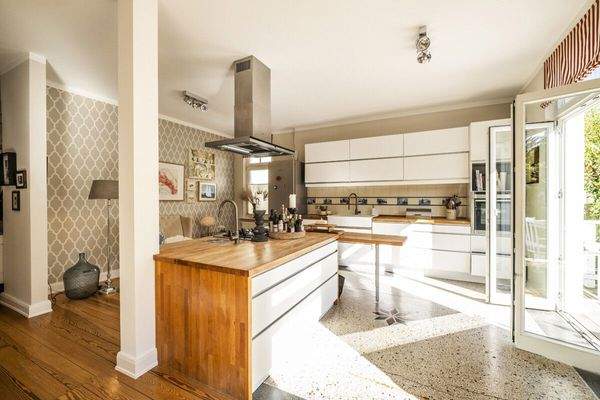 offene Küche im Erdgeschoss