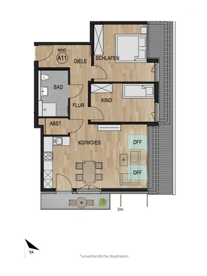 Grundriss WHG A11