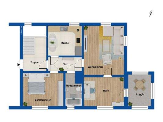 Grundriss Erdgeschoss