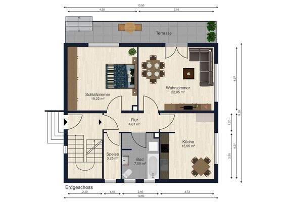 Grundrisse Erdgeschoss