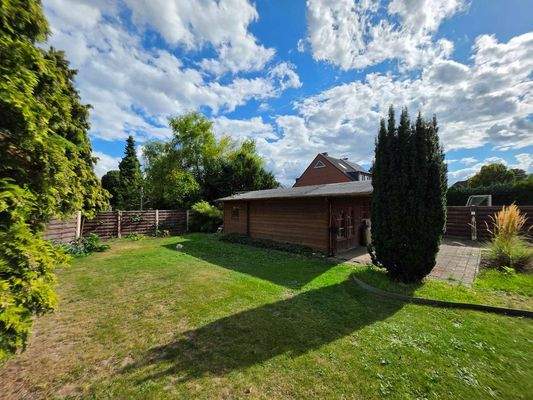 Seitenansicht Gartenhaus