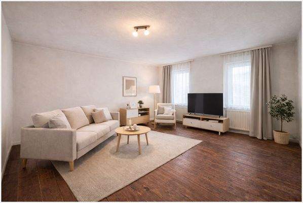 Wohnzimmer Erdgeschoss  Visualisierung