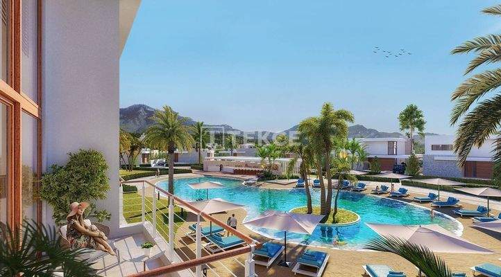 Mountain-View Apartments Near the Sea in Karaağaç Girne