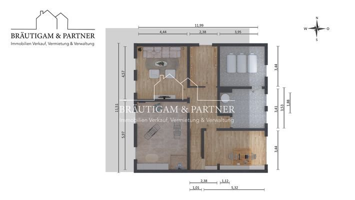 Keller Draufsicht visualisiert Soester Straße 16A