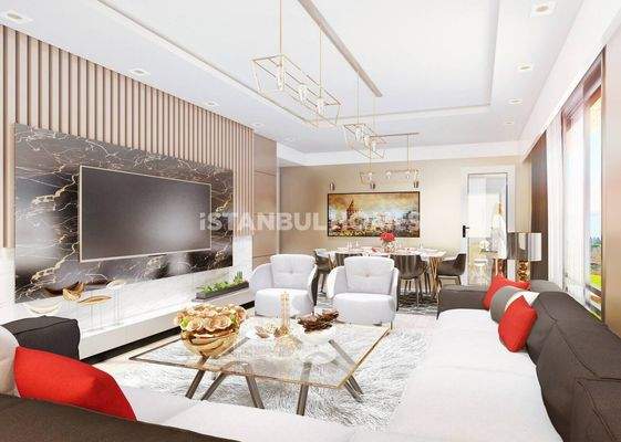 Spacious Flats in a Mixed Project with Pool in Kucukcekmece