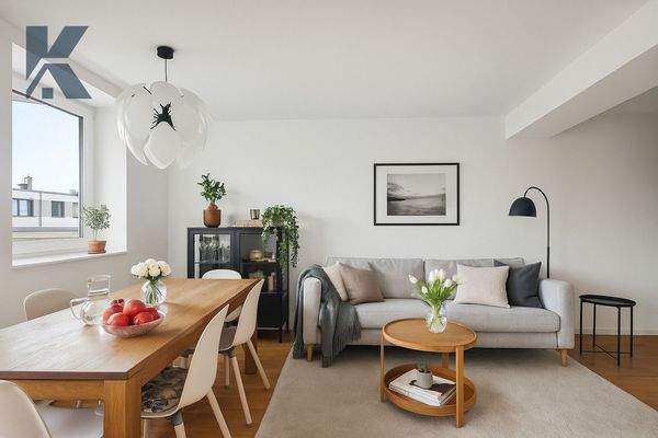 Staging Wohnzimmer-Esszimmer