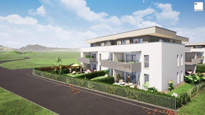 Wohnbauprojekt "Wohnen auf der Sonnenwiese" - Außenansicht