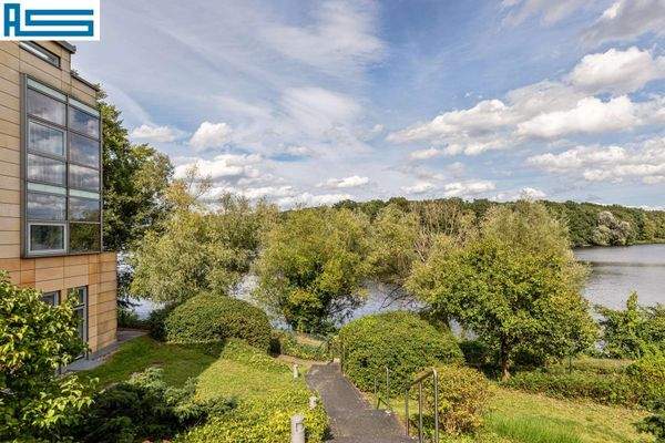 Blick vom Grundstück auf den Griebnitzsee