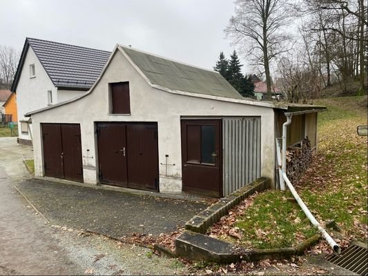 Garage mit Werkstatt