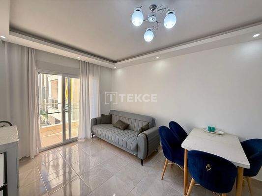 Furnished Apartment in a Complex with a Pool in Alanya