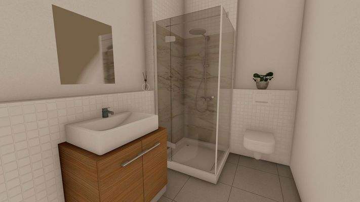 Wohnung 1 und 2 Badezimmer