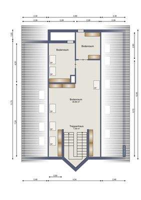 Grundriss Spitzboden