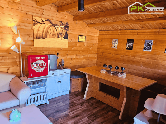 Almhütte von innen