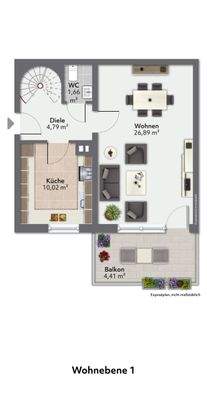 Wohnebene 1