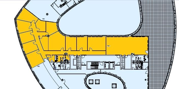 Grundriss 567 m² Bürofläche