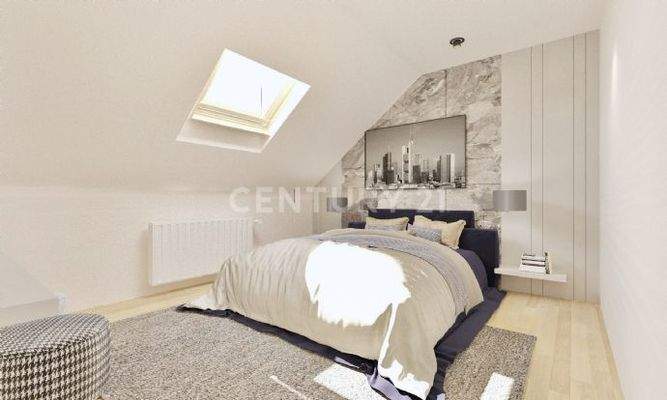 Visualisierung Haus OG Schlafzimmer 