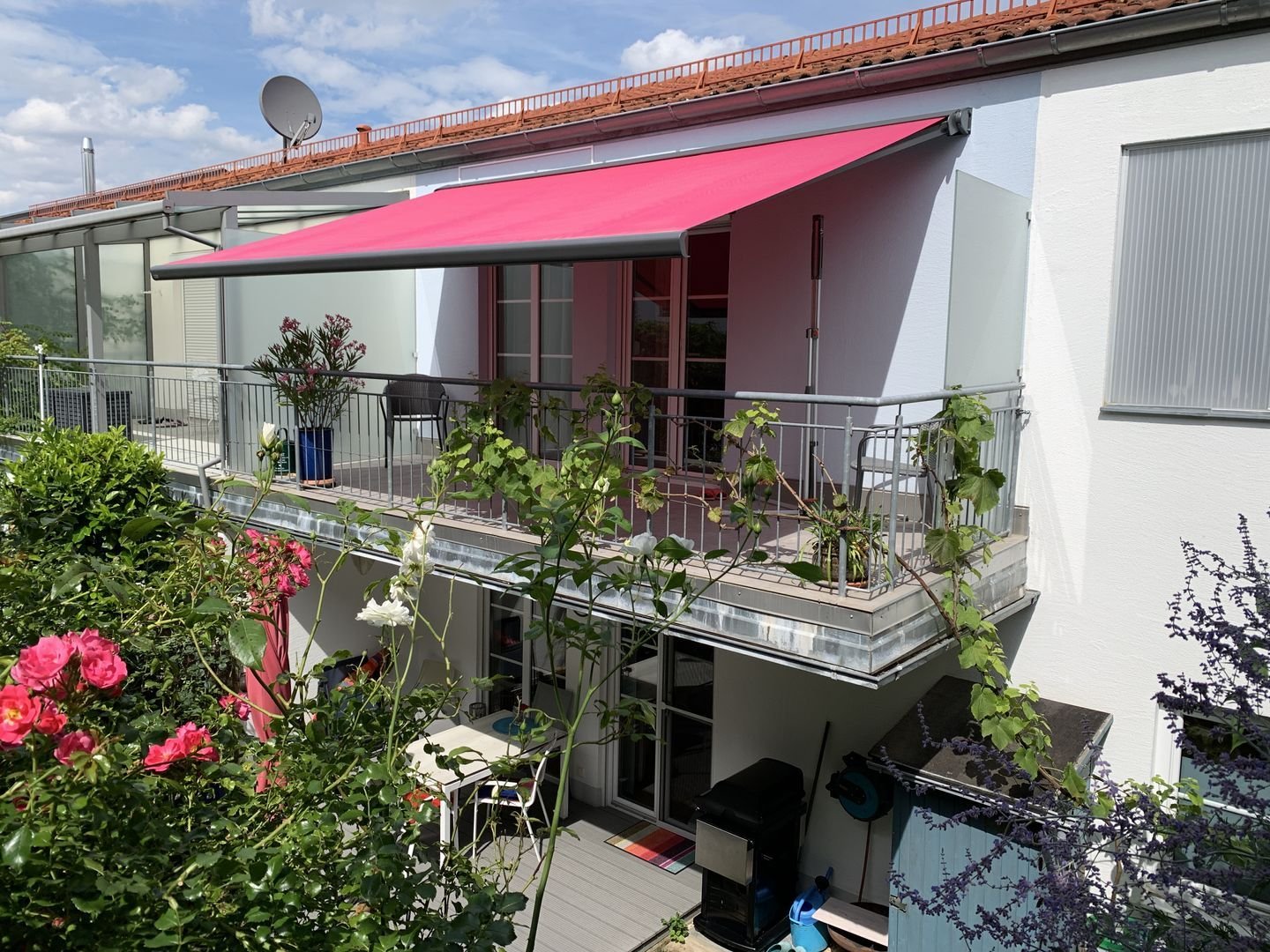 Reihenhausähnliche 3Zi.Wohnung mit kleinem Garten in 84036 Landshut
