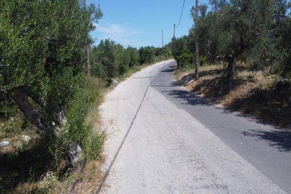 Kreta, Kalathas: Grundstück mit Meerblick in der Nähe des Strandes zu verkaufen
