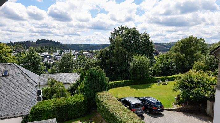 Ausblick von Schlafzimmer Balkon