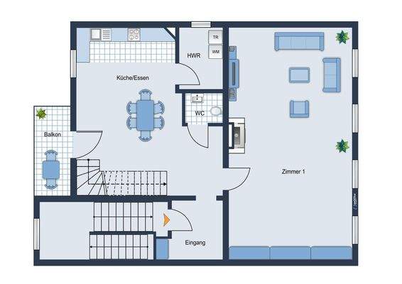 Grundriss 3. Obergeschoss